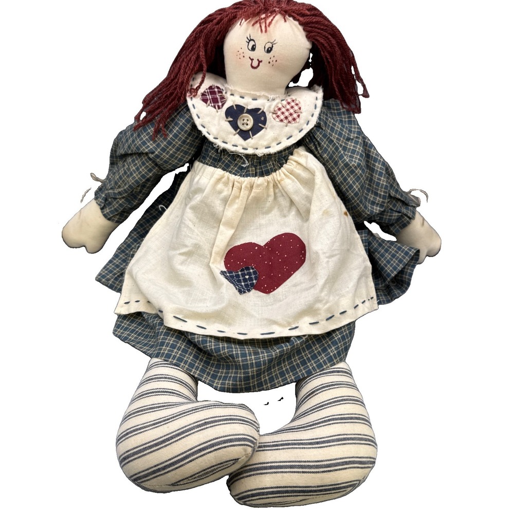 Country Folk Art cloth Doll Primitive Apron